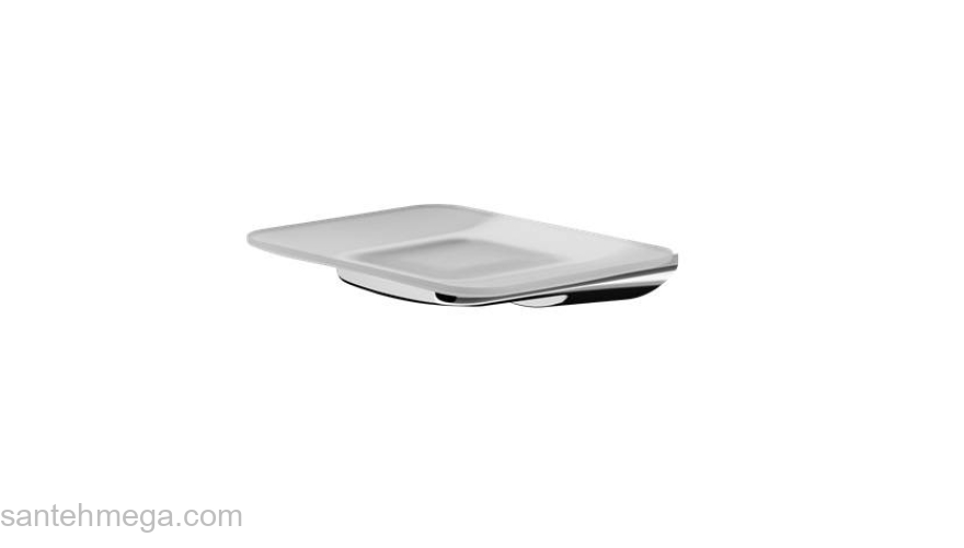 Стеклянная мыльница с настенным держателем AM.PM Inspire 2.0 A50A34200 для ванной комнаты. Фото