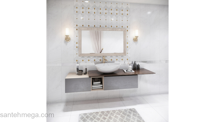 Gracia Ceramica 010301002123 Декор Constance 300х900 grey light 02
