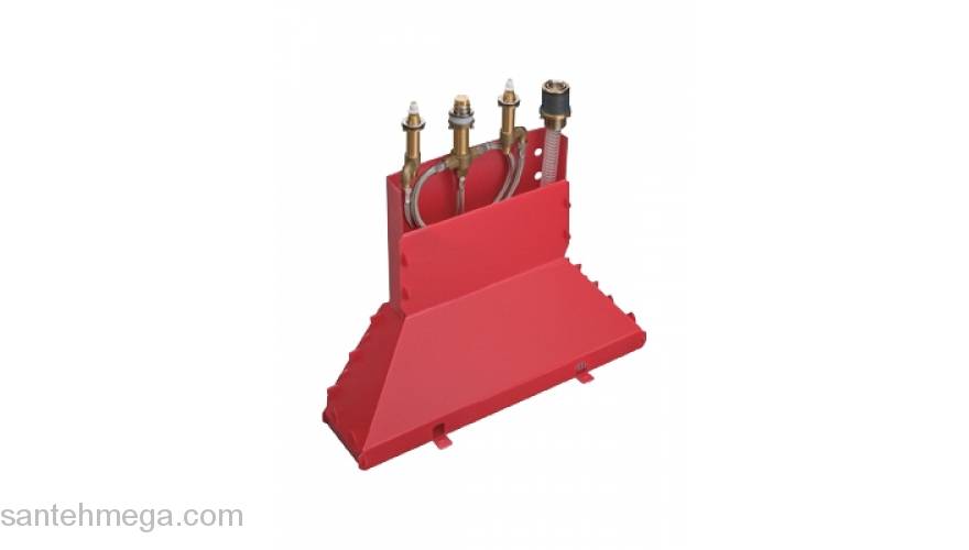 Cкрытая часть смесителя для ванны (4 отверстия) HANSGROHE 13444180. Фото