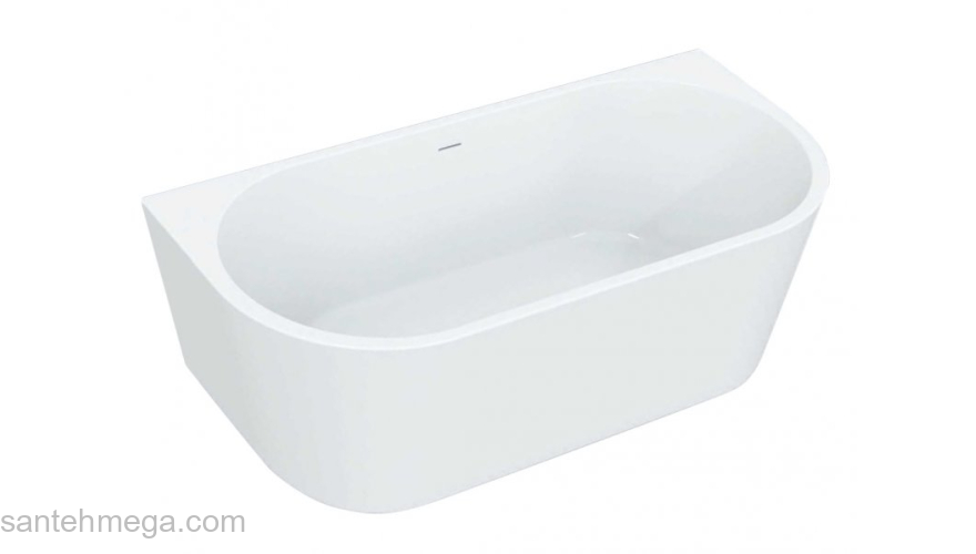 Ванна акриловая пристенная BELBAGNO BB108-170-80 170х80. Фото