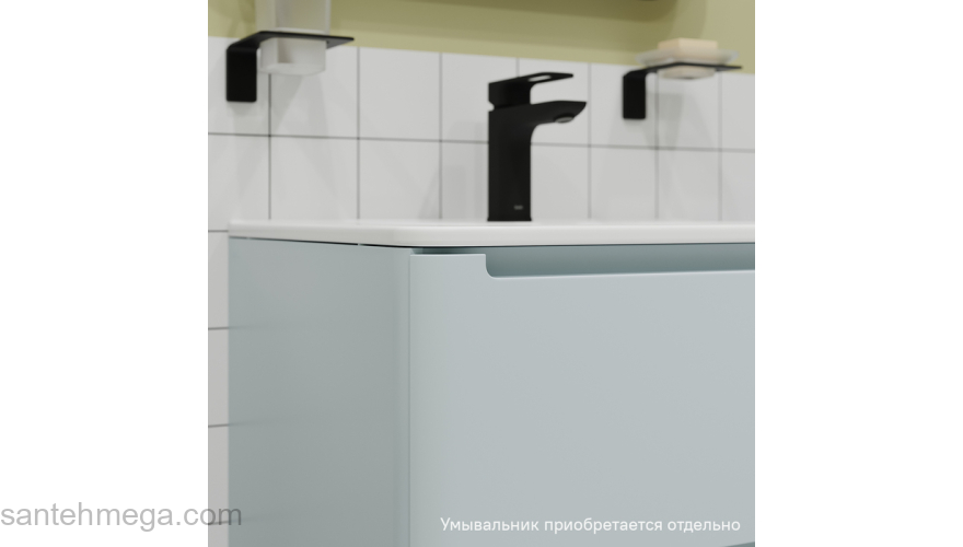 Тумба подвесная 60 см голубой Edifice IDDIS EDI60B0i95  подходит умыв. 0106000i28. Фото