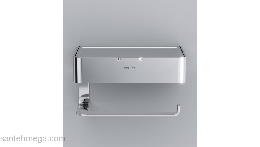 Держатель для туалетной бумаги с коробкой AM.PM Inspire 2.0 A50A341500 для ванной комнаты. Фото