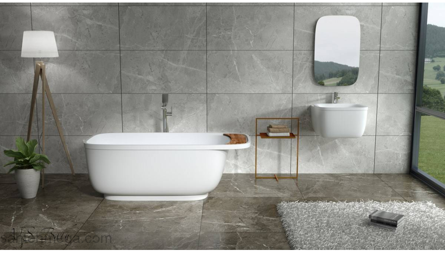 Ванна из литьевого мрамора NS BATH NSB-16572. Фото