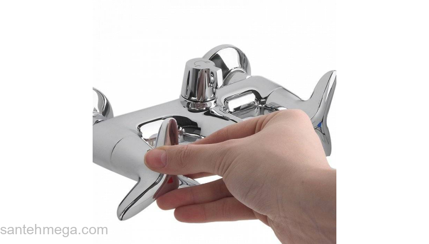 Смеситель для ванны с керамическим дивертором Copter IDDIS COPSB02i02WA. Фото