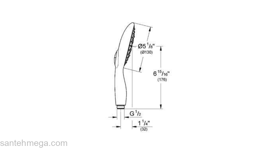 Ручной душ GROHE Power & Soul 27672DR0 Ручной душ GROHE Power & Soul 27672DR0. Фото