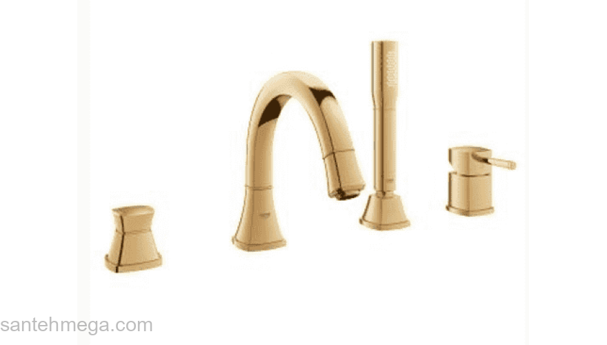 GROHE 19936DA0 Grandera Смеситель однорычажный для ванны на 4 отвесртия. Фото