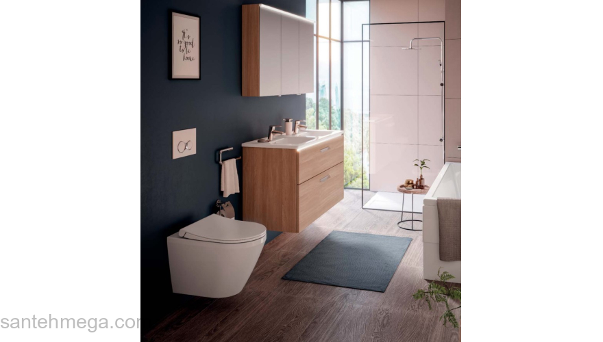 Подвесной унитаз VITRA Integra Round безободковый 7041B003-0075. Фото