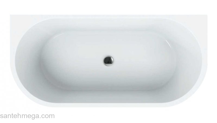 Ванна акриловая пристенная BELBAGNO BB108-170-80 170х80. Фото