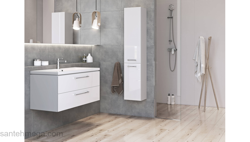 CERSANIT Тумба под раковину LARA 60 белый SZ-LARA-CO60/Wh. Фото