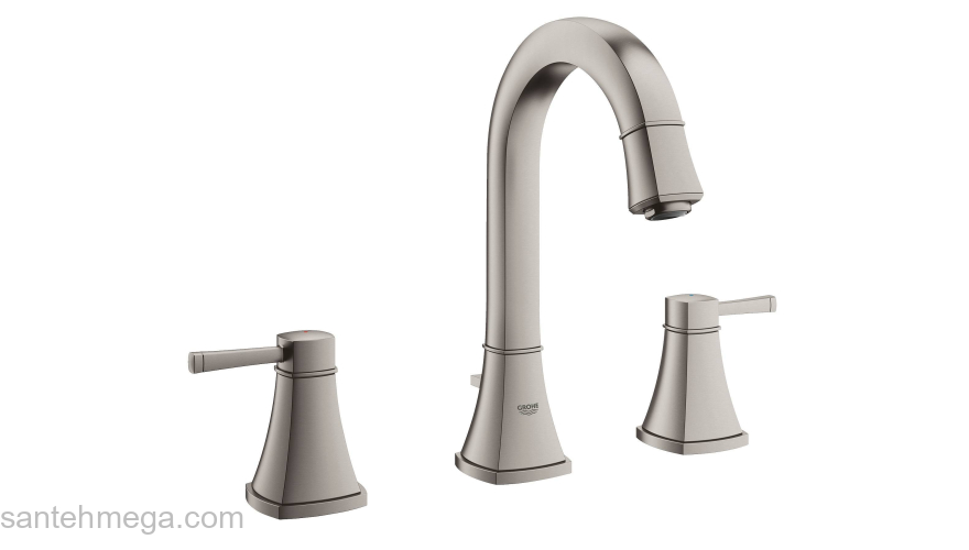 GROHE 20389AL0 Grandera Смеситель для раковины на 3 отверстия, высокий излив. Фото