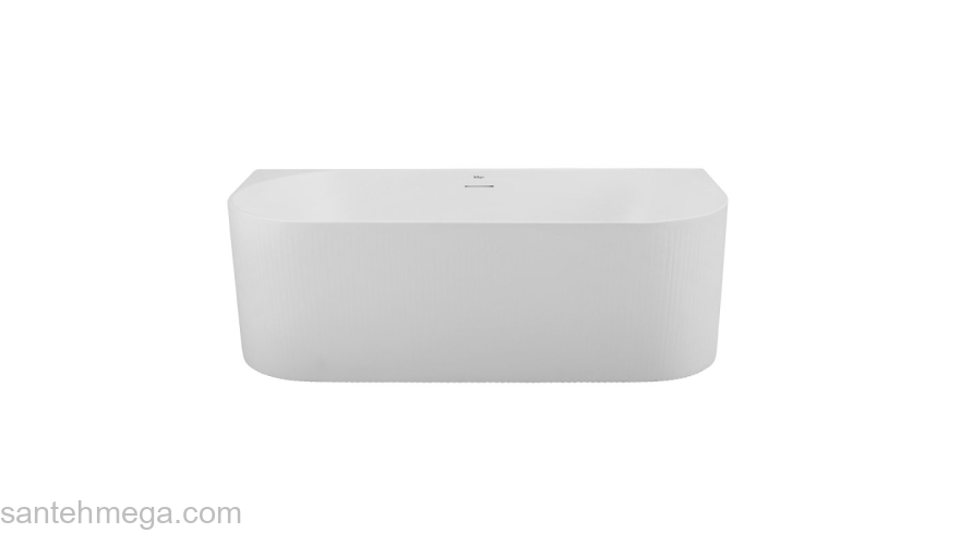 Ванна акриловая пристенная матовая BELBAGNO BB412-1700-800-MATT. Фото