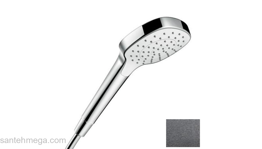 Ручной душ Croma Select E 1jet Hansgrohe 26814340, шлифованный черный хром Ручной душ Croma Select E 1jet Hansgrohe 26814340, шлифованный черный хром. Фото