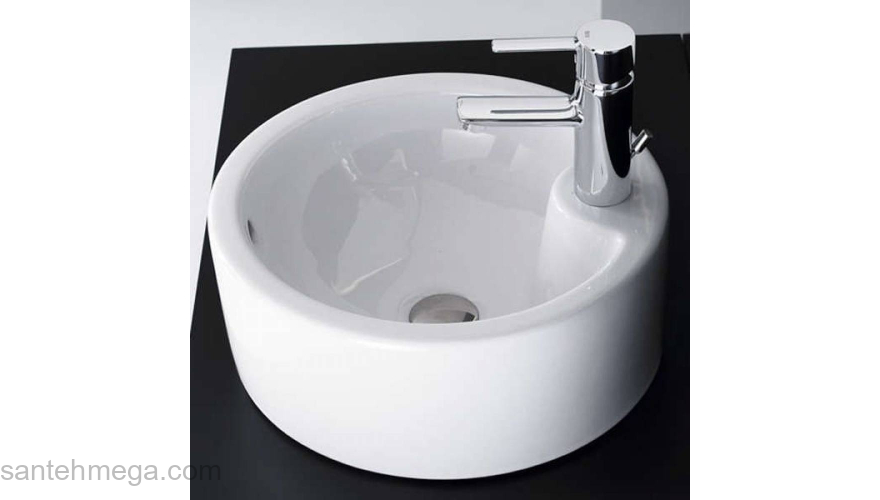 Раковина накладная ROCA Terra 39х39 32722T000. Фото