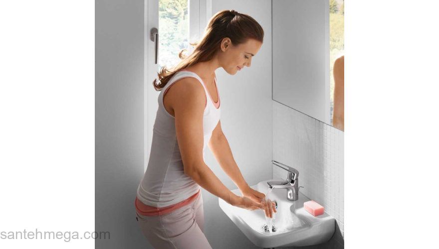 Смеситель для раковины Hansgrohe Novus Loop 70 71080000. Фото
