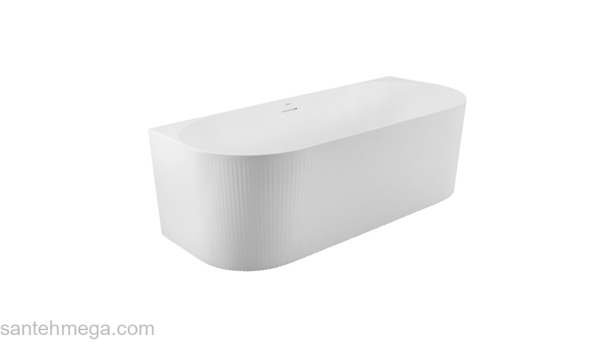 Ванна акриловая пристенная матовая BELBAGNO BB412-1700-800-MATT. Фото