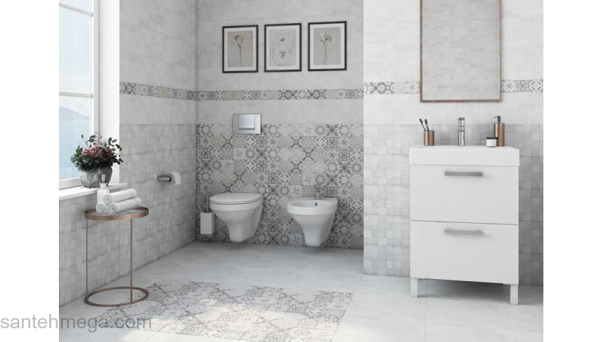 CERSANIT 16190 Керамический гранит Sonata 420х420 серый. Фото