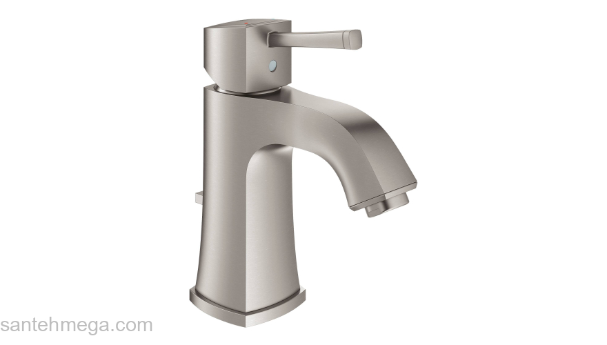 GROHE 23303AL0 Grandera Смеситель однорычажный для раковины со сливым гарнитуром. Фото