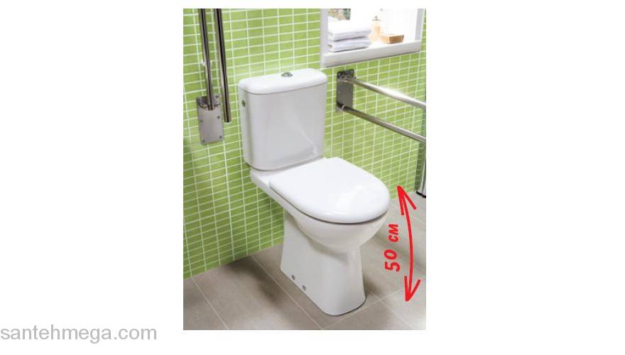 Унитаз напольный с высокой чашей JIKA OLYMP 2361.6.000.000.1. Фото