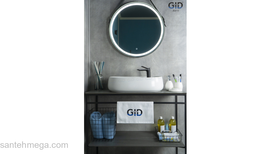 Раковина накладная GID N9048 59х46 51185. Фото