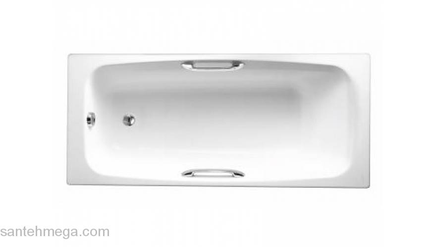 Ванна чугунная с отверстиями для ручек JACOB DELAFON Diapason 170х75 E2926-00. Фото