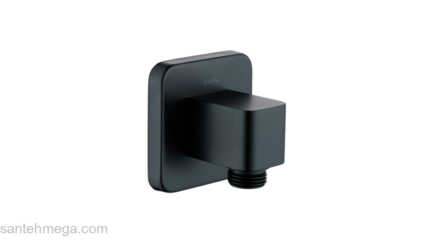 Выход для шланга без держателя черный матовый Slide IDDIS SLIBL00i62. Фото