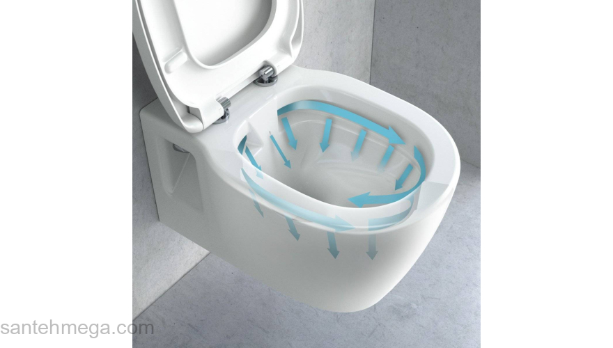 Унитаз подвесной безободковый IDEAL STANDARD Connect E814901. Фото