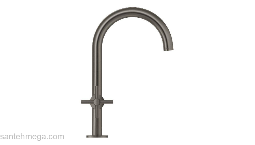 GROHE 21019AL3 Atrio New Смеситель двухвентильный для раковины на 1 отверстие, крестобразная ручка, размер L, Графит. Фото