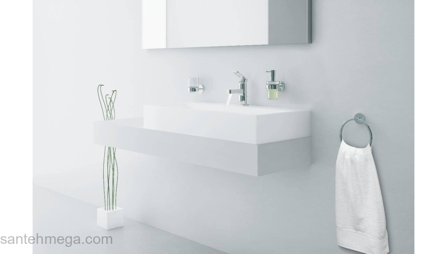 Смеситель для раковины GROHE Quadra 3263100E. Фото