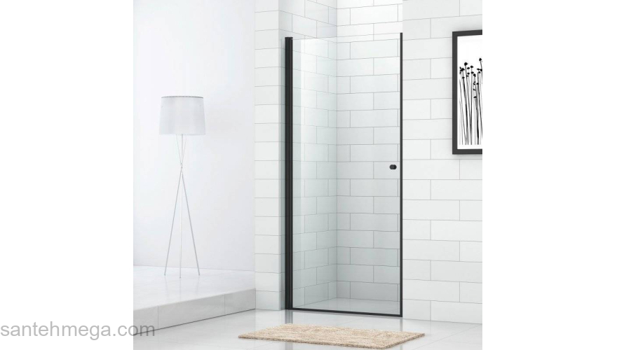 Душевая дверь CEZARES Eco ECO-O-B-1-90-C-NERO. Фото