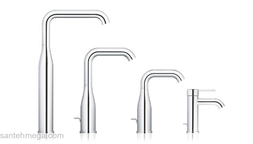 GROHE 23589001 Essence New Смеситель для раковины S-Size II, сливной гарнитур. Фото