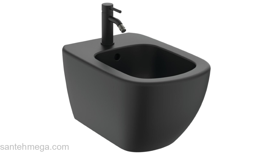 Биде подвесное IDEAL STANDARD Tesi T3552V3 Black. Фото