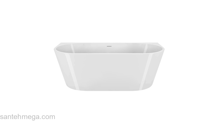 Ванна акриловая пристенная BELBAGNO BB710-1400-750. Фото