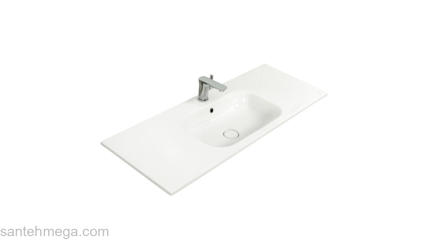 Керамическая раковина CEZARES 120х45 CZR-NAT-120-LVB. Фото