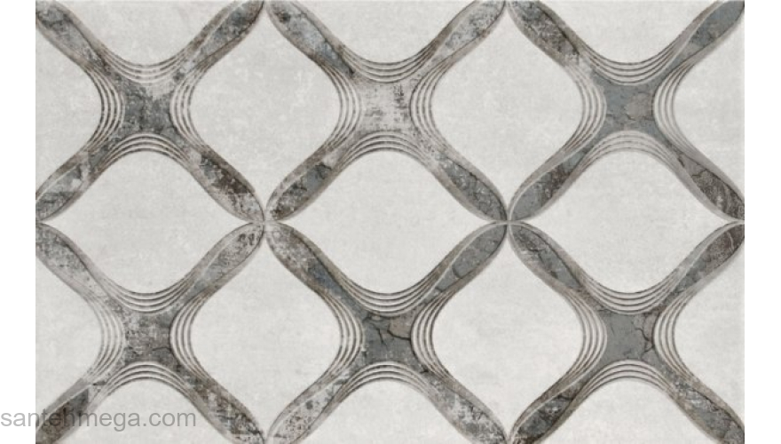 Unitile 010301002094 Декор Персиан 250х400 серый 02