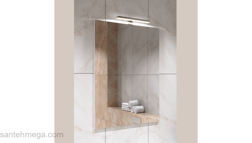 Зеркало ALAVANN Soft Silver 60. Фото