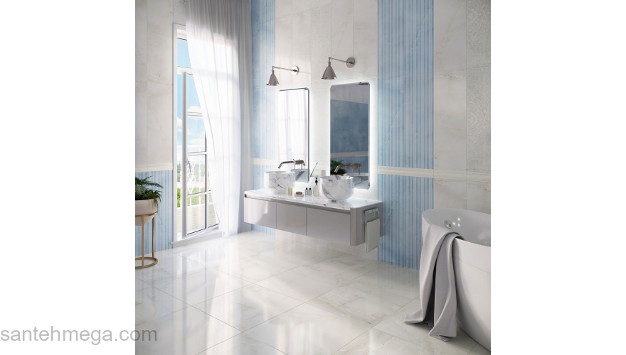 Gracia Ceramica 010301002116 Декор Stazia 300х900 blue 02