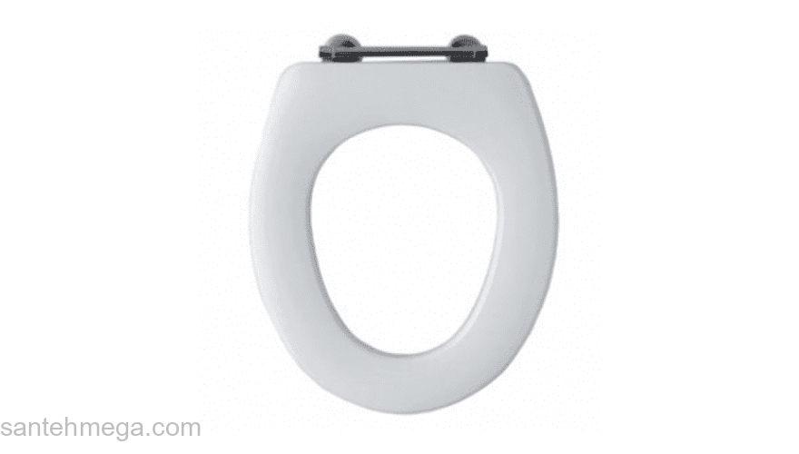 Сидение KERAMAG Renova NR.1 573030000 для унитаза Din 19516 крепления: нерж.сталь. Фото