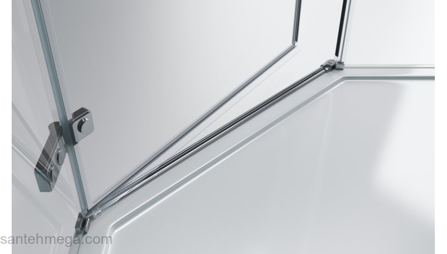 Душевой угол BELBAGNO KRAFT-P-1-100-C-Cr-R. Фото