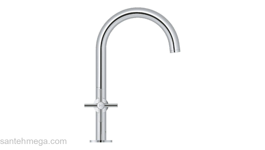 GROHE 21019003 Atrio New Смеситель двухвентильный для раковины на 1 отверстие, крестобразная ручка, размер L. Фото