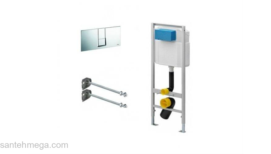 Комплект для подвесного унитаза VIEGA Eco 727550. Фото