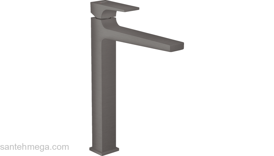 Смеситель Hansgrohe Metropol для раковины 32512340, шлифованный черный хром. Фото