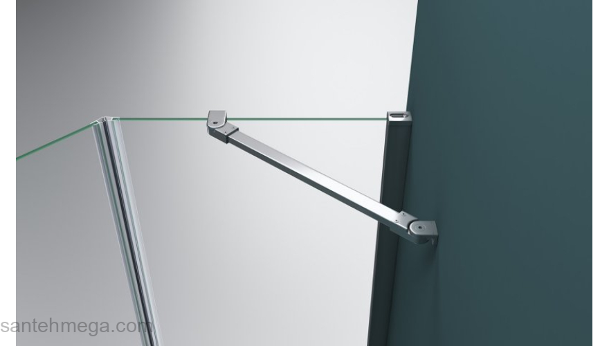Душевой угол BELBAGNO KRAFT-P-1-100-C-Cr-R. Фото