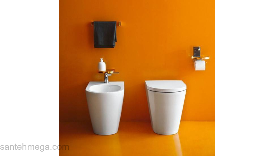 Биде напольное LAUFEN Kartell 8.3233.1.000.302.1. Фото