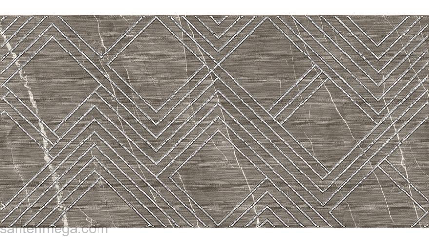 Azori 588232001 Декор Hygge 315х630 mocca cristall