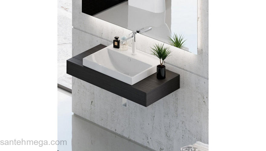 Раковина встраиваемая SANITA LUXE Fest 60х40 FST60SLWB01. Фото