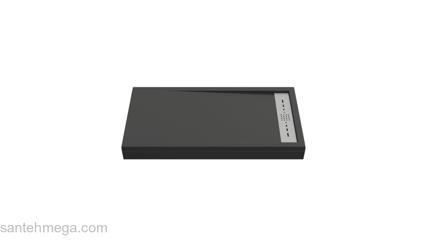 Душевой поддон BAS Stella 160х70 ЛП00163 Черный. Фото