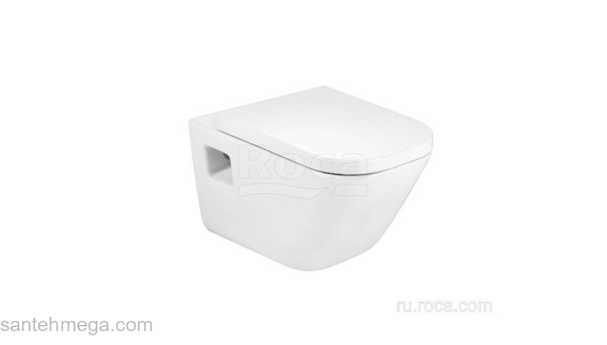 Сиденье Victoria Soft Close ZRU9302818 с микролифтом, петли петли пластик, без Clip Up ROCA. Фото