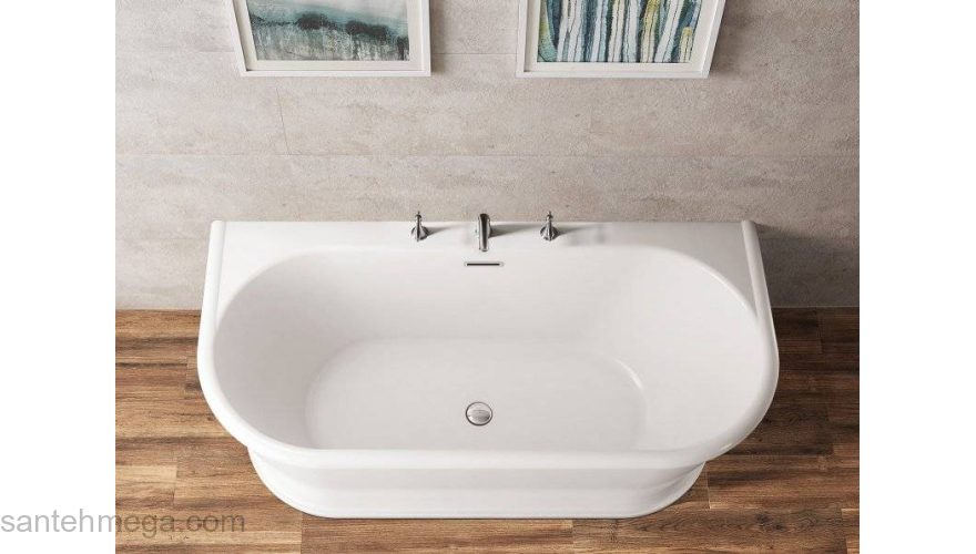 Ванна акриловая пристенная BELBAGNO BB408-1500-800. Фото