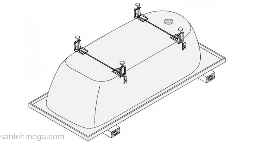 Ножки для ванн BETTE B23-1500. Фото