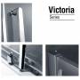 Душевой уголок GEMY Victoria S30191B-A75. Фото